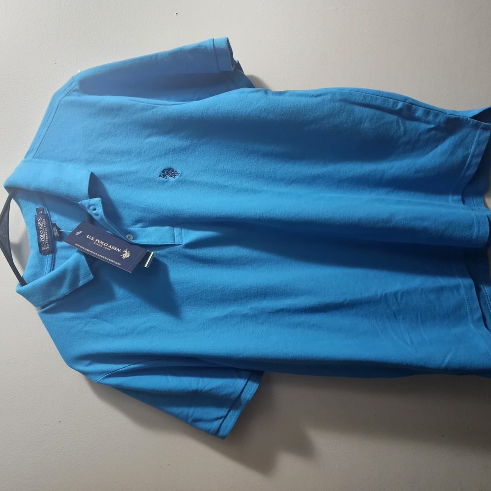 U.S. Polo Assn. Men's Blue Polo Shirt